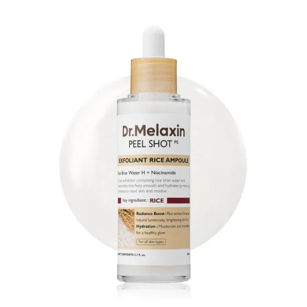 DR MELAXIN BLANC Dr.Melaxin – Peel Shot Exfoliant White Rice Ampoule 80ml