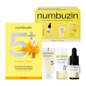 Numbuzin – Kit d’essai No.5+ Glutathione Vitamin Trial Set