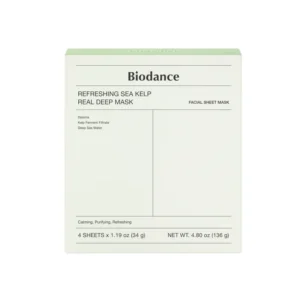 BIODANCE VERT Biodance – Refreshing Sea Kelp Real Deep Mask Set 34g x 4