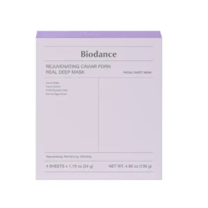 biodance caviar Biodance – Rejuvenating Caviar PDRN Real Deep Mask Set 34g x 4