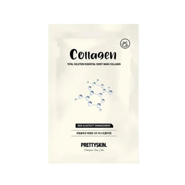 PRETTYSKIN– Total Solution Essential Sheet Mask Collagen – 25 ml