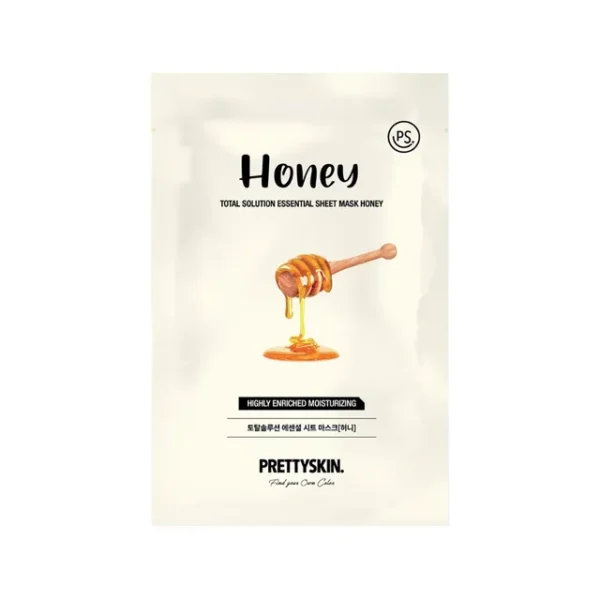 PRETTYSKIN– Total Solution Essential Sheet Mask Honey – 25 ml