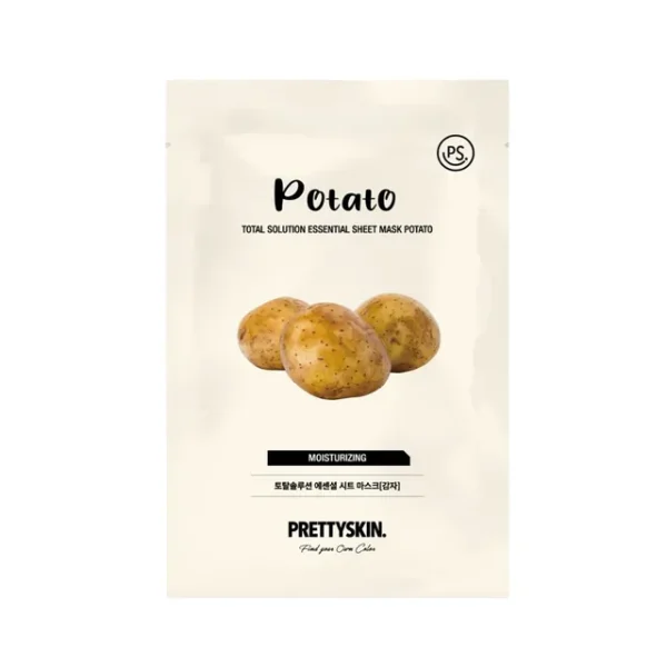 PRETTYSKIN – Total Solution Essential Sheet Mask Potato – 25 ml